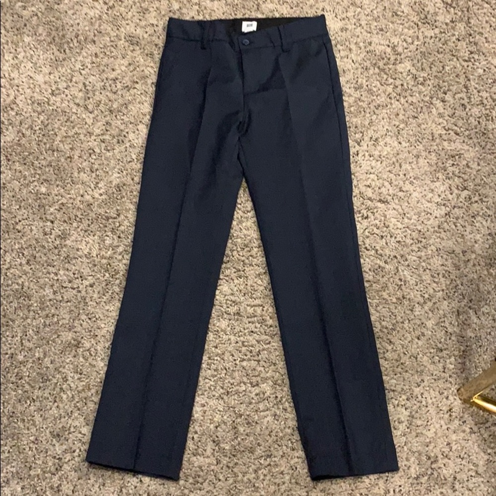 Navy boy’s Janie and Jack dress slacks